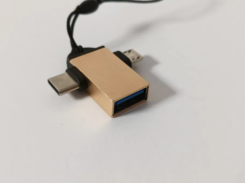 Адаптер перехідник OTG USB, Type-C + Micro USB 05-0507 фото