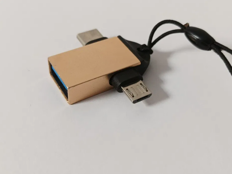 Адаптер перехідник OTG USB, Type-C + Micro USB 05-0507 фото