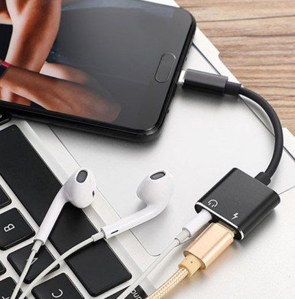 Адаптер AUX, Перехідник USB Type-C для AUX 3.5mm, Чорний 05-0200 фото